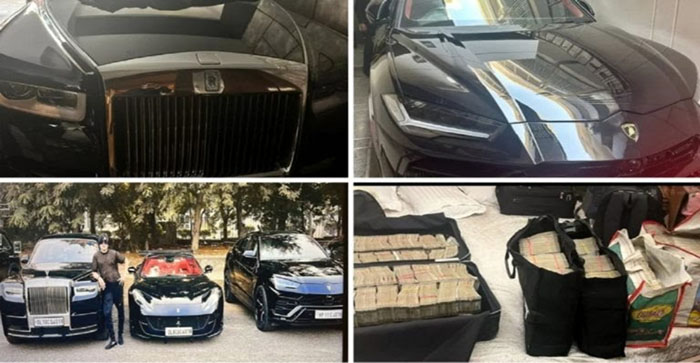  IT raid on tobacco businessman in UP. Cash worth Rs 4.5 crore and luxury cars like Rolls Royce, Mercedes, Lamborghini recovered…#upnews