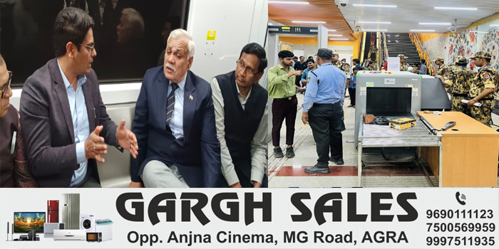  Video News : Agra Metro, Taj Mahal – Sikandara & Agra Cantt – Kalindi vihar corridor complete in June 2026 #agra