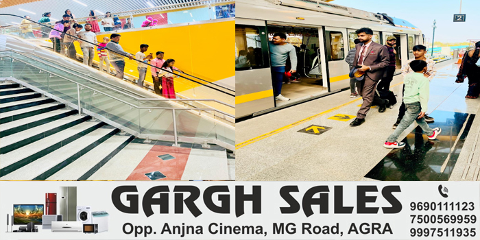  Agra Metro Update : 80000 passengers travel in three days in Agra Metro #agra