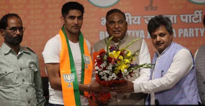  Lok Sabha Election 2024: Congress candidate from Mathura, boxer Vijender joins BJP…#mathuranews