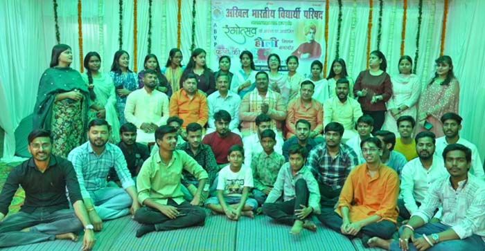  Agra News: Holi Milan celebration with Hawan at ABVP office in Agra…#agranews