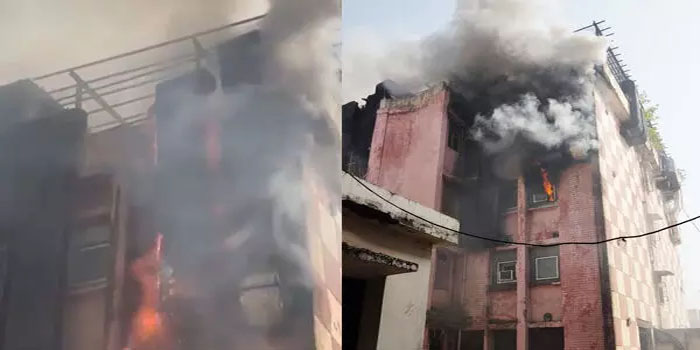  Meerut Video News : Fire break out in LLR Medical College Agra #agra