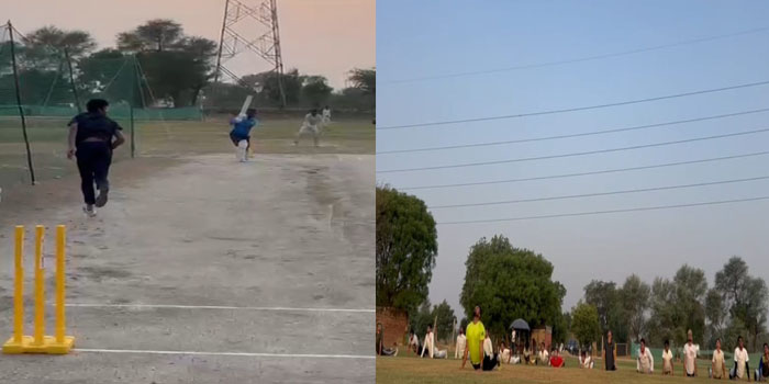  T20 World Cup craze is starting from tomorrow, young cricketers are sweating on the field for hours#agra