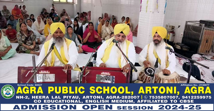  Agra News: Guru Arjan Dev Ji remembered with Kirtan in Agra…#agranews