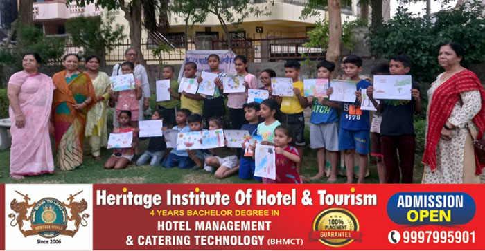  Agra News: Through an art competition in Agra, children were given the message of environmental protection…#agranews