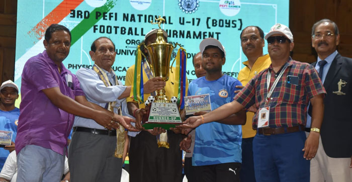  UP team became runner up in Pefi Under 17 National Football Competition