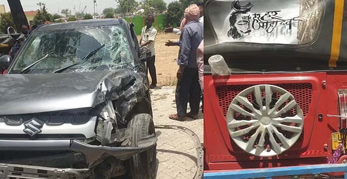  Accident: Roadways bus crushed car and auto. Painful death of 5 including mother and son…#firozabadnews