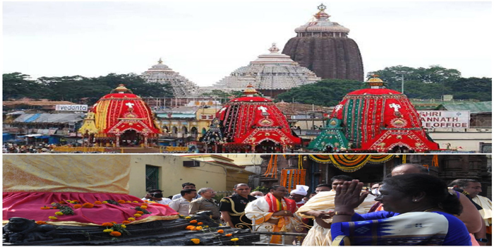  A wave of faith surged in Lord Jagannath Rath Yatra, the President inaugurated it by circling the chariots and pulling the rope