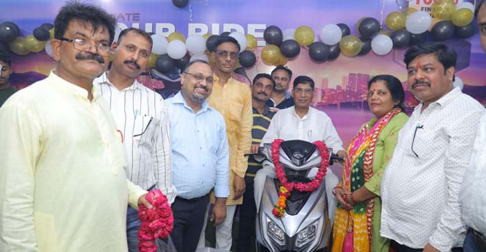  Agra News: Eco-Shine’s new electric vehicle scooter showroom opened in Agra…#agranews