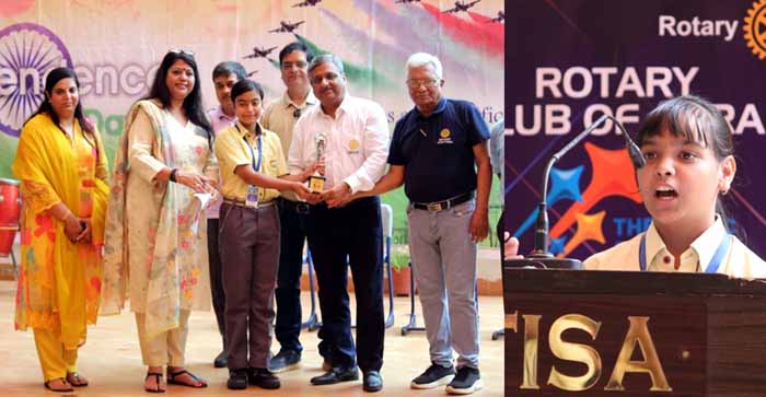  Agra News: Rotary’s mission and objectives reach students in Agra…#agranews