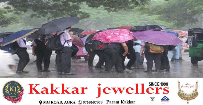  Agra News: Heavy rain on Janmashtami made the weather of Agra pleasant….#agranews