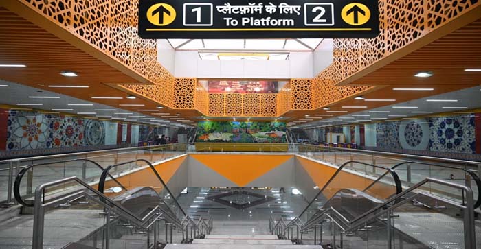  Agra News: Three underground stations of Agra Metro got platinum rating by IGBC…#agranews