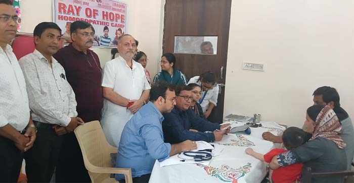  Agra News: Congenital sick children treated in homeopathy medical camp…#agranews