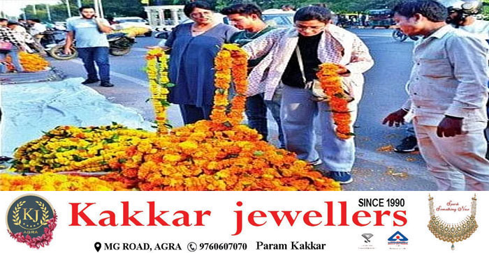  Agra News : Merigold ( Genda) @ Rs 100 to 150 per KG on Diwali in Agra #Agra