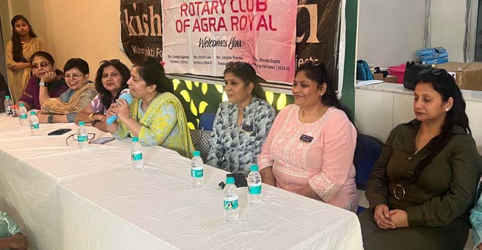  Agra News: Rotary Club of Agra Royal raised awareness about cancer…#agranews