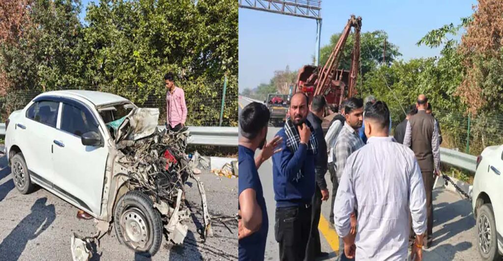 Agra News: One killed in car accident on Agra-Lucknow Expressway…# ...